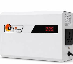 livpower Deep Freezer & Refrigerator Voltage Stabilizer 1 KVA 90V 270V Aluminium
