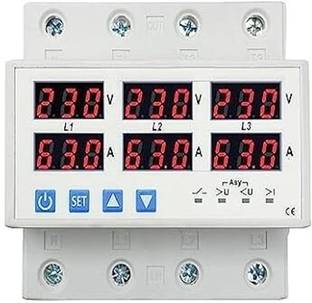 Quick Sense QS-VP03 Three Phase Voltage Protector 63A Over Under Voltage & Over Current Phase Imbalanc...