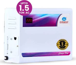 EVEREST EWD 400 CLASSIC DIGITAL Double Booster Used Upto 1.5 Ton AC Voltage Stabilizer Working Range (140 V to 270 V)