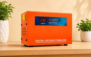 AG power plus 5KVA Digital Voltage Stabilizer with Wide Input Range 70V–320V | Heavy Duty Mainline(Cop...