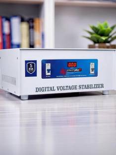 AG power plus Automatic 5KVA Voltage Stabilizer | Wide Range 90V–300V | Heavy Duty Mainline(Copper)Sta...