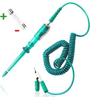 NITYA 6V/12V/24V Car Electrical Circuit Tester with Coil Cable Crocodile Clip Test Digital Voltage Tester
