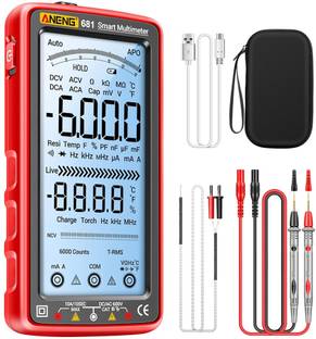 ZITRONIX Digital Multimeter Tester Auto-Ranging TRMS 6000 Counts Voltmeter Smart USB Digital Voltage Tester