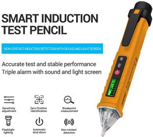 Divinext With 3 Voltage Levels Sensitivity 12-1000V VD919 AC Voltage Detector Non-Contact Digital Voltage Tester