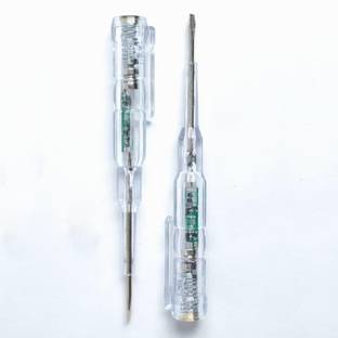 Gilhot AC 24-250V Contact Electrical Detector Slotted Screwdriver Tester Pen Pack of 2 Digital Voltage Tester