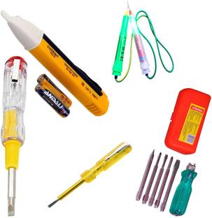 Gadariya King AC Voltage Detector Electrical Tester& Screwdriver kit set Digital Voltage Tester