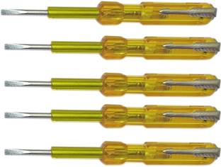 Inditrust New 5pc Electric Tester set Analog Voltage Tester
