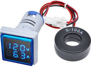 DECENT AIR SYSTEM 60-500V And 0-100A Dual LED Indicator Voltage And Ampere Meter Digital Voltage Tester