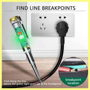 Gilhot 1 PCS High-Brightness Intelligent Voltage Tester Pen - Multi-function LEDTestPen Digital Voltage Tester