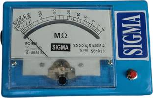 SIGMA Insulation Tester (Megger) Battery Operated 2500V/5000M Analog Voltage Tester