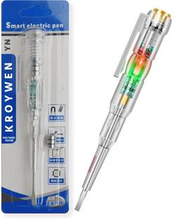 DR.GADGET Electrical Tester Pen Voltage Sensitivity Compact Pen Dual Color LED Light Digital Voltage Tester