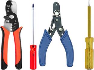 ACP ENTERPRISES 5 in 1 CUTTER WITH PLIER+2 IN 1 MAGNETIC SCREWDRIVER +TESTER WITH CUTTER Analog Voltage Tester