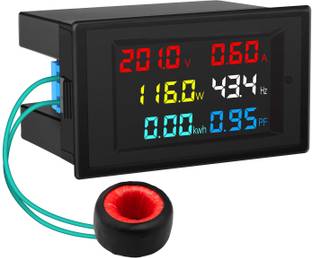 shockley AC 80-300V 100A Energy meter Voltage Current Power Factor Frequency (1 PC) Voltmeter