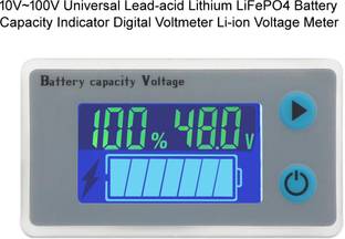 electrolight 10V-100V Universal Lead-acid, Lithium, LiFePO4 Battery LCD color screen meter Meter Electronic Hobby Kit