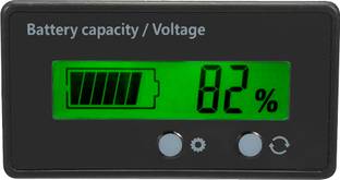 shockley Battery Capacity checker Indicator for Lead Acid Battery 8~70V (1 Piece) Voltmeter