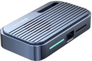 Acasis 80Gbps M.2 NVMe SSD Enclosure with in-Built Cooling Fan for Mini M4 Pro Voltmeter