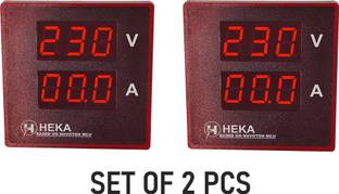 Heka Digital Panel 500AC Digital Voltmeter Voltmeter pack of 2 Voltmeter