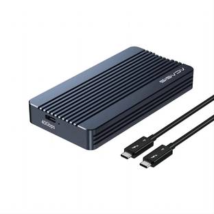 Acasis 40Gbps M.2 NVMe SSD Enclosure, Tool Free Installation for M1/M2 Pro/Max Voltmeter
