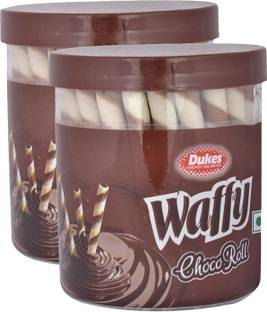 Dukes WAFFY CHOCO WAFER ROLLS 250 GRAM COMBO( 250 GRAM X 2) Wafer Rolls