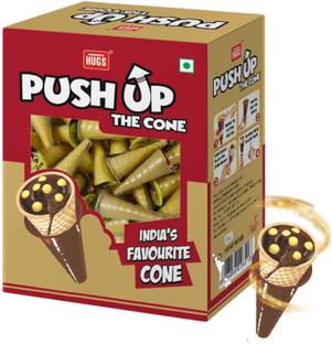 HUGS Push up the cone - Chocolate Wafer Cones (30 pcs) Wafers