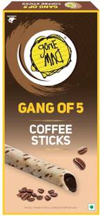 Gone Mad Gang of 5 Premium Coffee Sticks pack of 3 Wafer Rolls