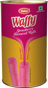 Dukes Waffy Strawberry Wafer Rolls