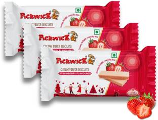 Pickwick Strawberry Wafer Biscuits Wafers