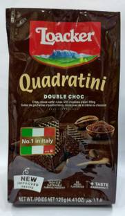LOACKER QUADRATINI DOUBLE CHOCO Wafers