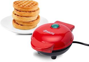 Dominic Mini Waffle Maker 4 Inch 350 Watts:Stainless Steel Electric Iron Machine Maker Waffle Maker