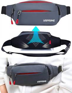 VRPRIME Unisex Crossbody Waist Bag, Multi-Pocket Lightweight, Durable Compact Fanny Pack