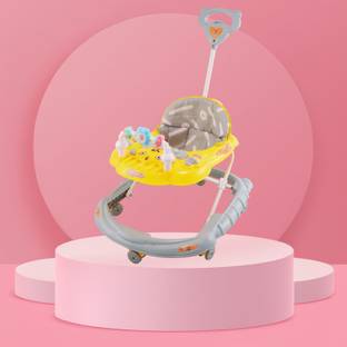 SMILEYTOYS Musical 2-in-1 Walker With Parent Rod