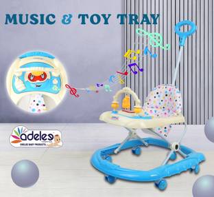 ODELEE Musical Activity Walker With Parent Rod