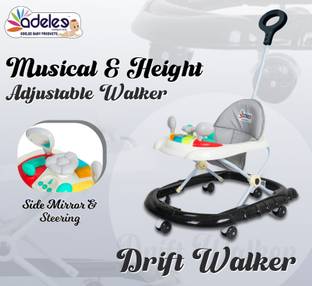 ODELEE Musical Activity Walker With Parent Rod