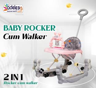 ODELEE Musical Walker & Rocker With Parent Rod