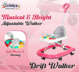 ODELEE Musical Activity Walker With Parent Rod