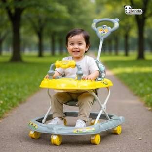 PANDA BABY PRODUCTS Musical Activity Walker With Parent Rod