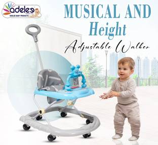 ODELEE Musical Activity Walker With Parent Rod