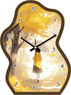 AshandRoh Analog 30 cm X 23 cm Wall Clock