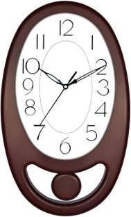 Masstone Analog 40 cm X 24 cm Wall Clock