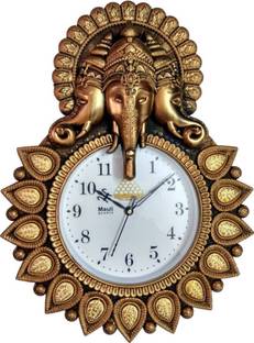 mauli Analog 33 cm X 24 cm Wall Clock