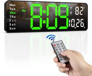 Calldrishe Digital 15 cm X 24 cm Wall Clock