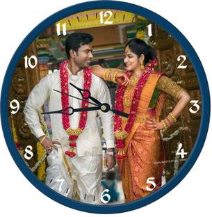 NET DATA EXPRESS Analog 30 cm X 30 cm Wall Clock