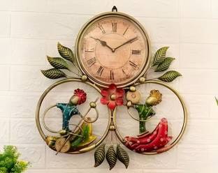 ROYALCRAFTS Analog 19.5 cm X 17.5 cm Wall Clock