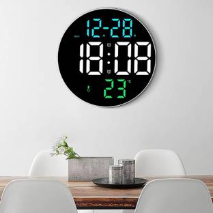 VOLTegIC Digital 25.4 cm X 25.4 cm Wall Clock