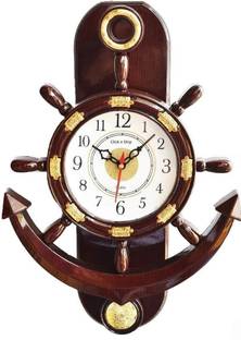 Click n Ship Analog 36 cm X 26 cm Wall Clock
