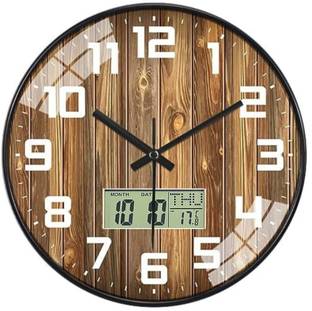 AshandRoh Analog-Digital 32 cm X 32 cm Wall Clock