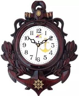 rangat craft Analog 29 cm X 24 cm Wall Clock