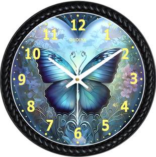 dudiya crafts Analog 25 cm X 25 cm Wall Clock