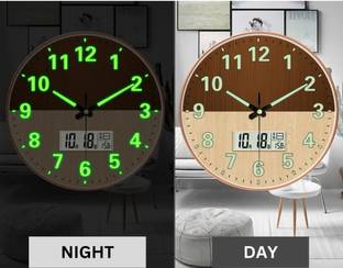 AshandRoh Analog-Digital 32 cm X 32 cm Wall Clock