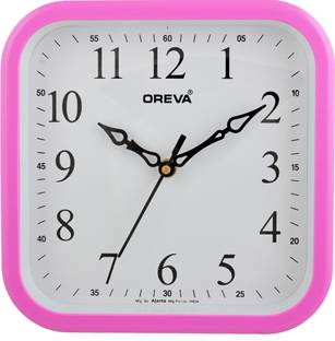 OREVA Analog 20 cm X 20 cm Wall Clock